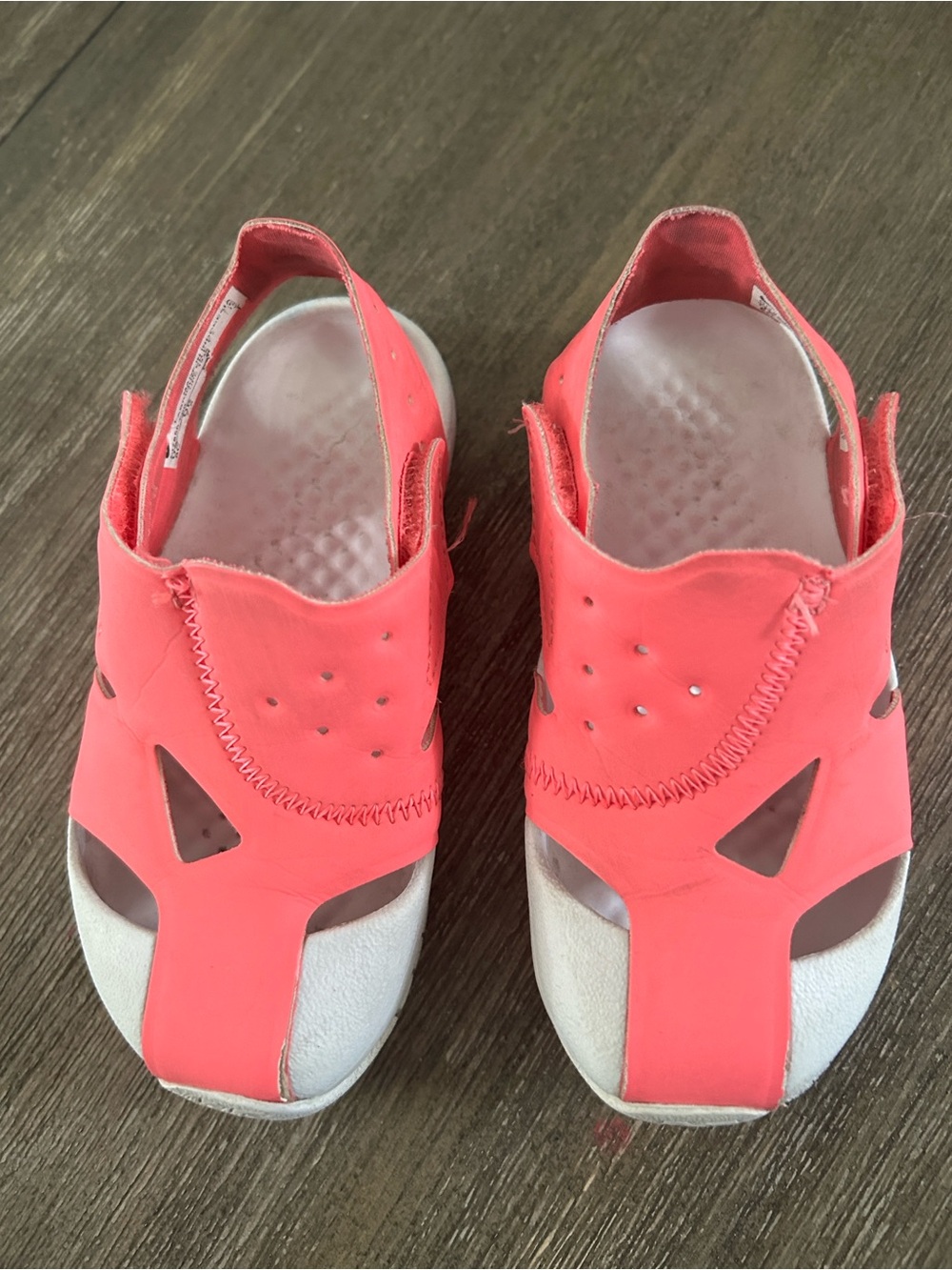 Air Jordan Sandals , Gently Used, Size 8 For Little Girls.